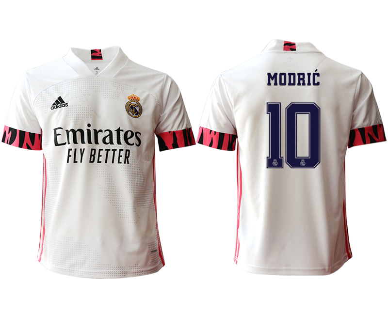 Men 2020-2021 club Real Madrid home aaa version #10 white Soccer Jerseys